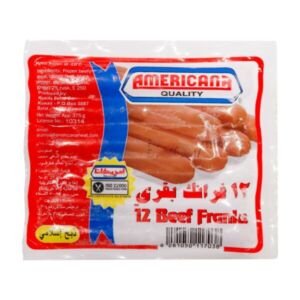 أمريكانا نقانق بقري 375 جم