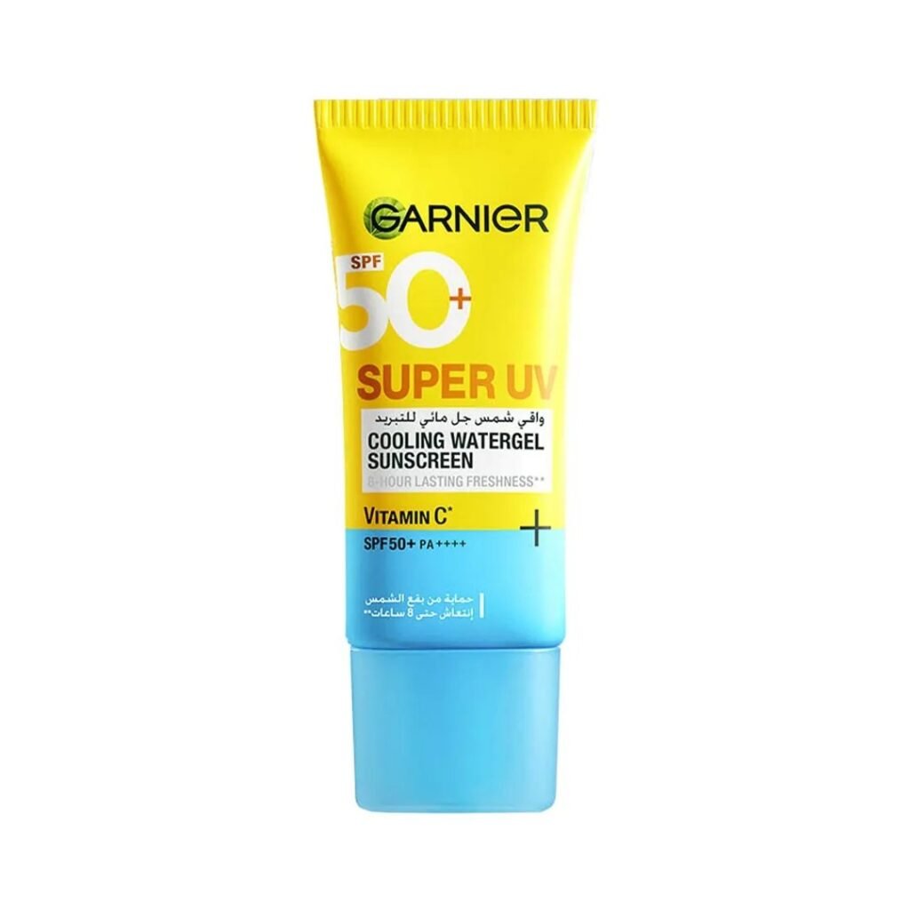غارنييه سوبر يو في جل مائي مبرد واقي شمس SPF 50+ PA++++ 30 مل