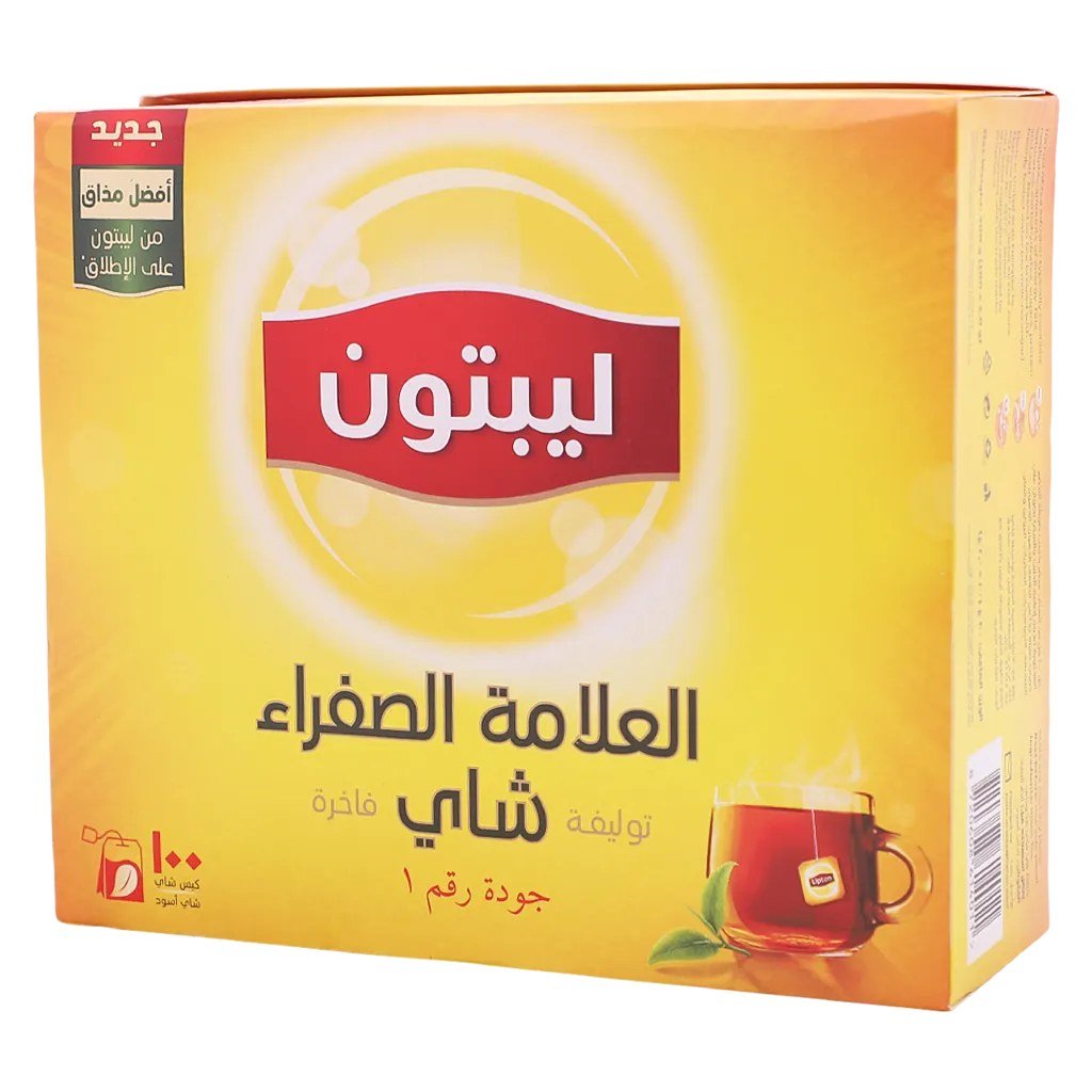 ليبتون شاي أسود 100 كيس