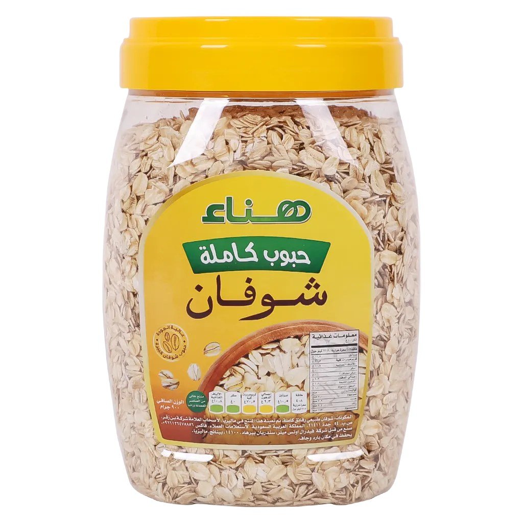 هناء حبوب كاملة شوفان 900 جم