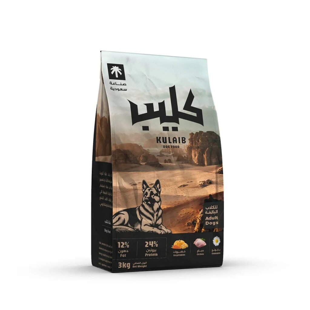 كليب طعام جاف للكلاب البالغة سلالة كبيرة 3 كجم