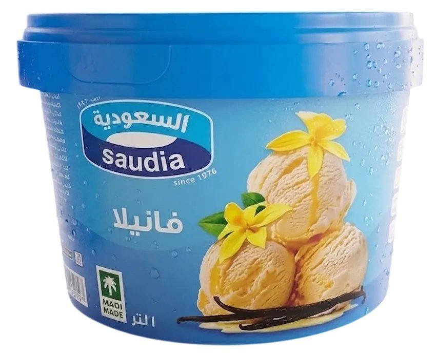 السعودية ايس كريم فانيليا 1 لتر