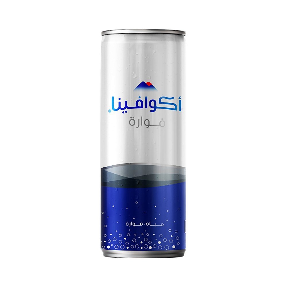 أكوافينا مياه غازية 250 مل