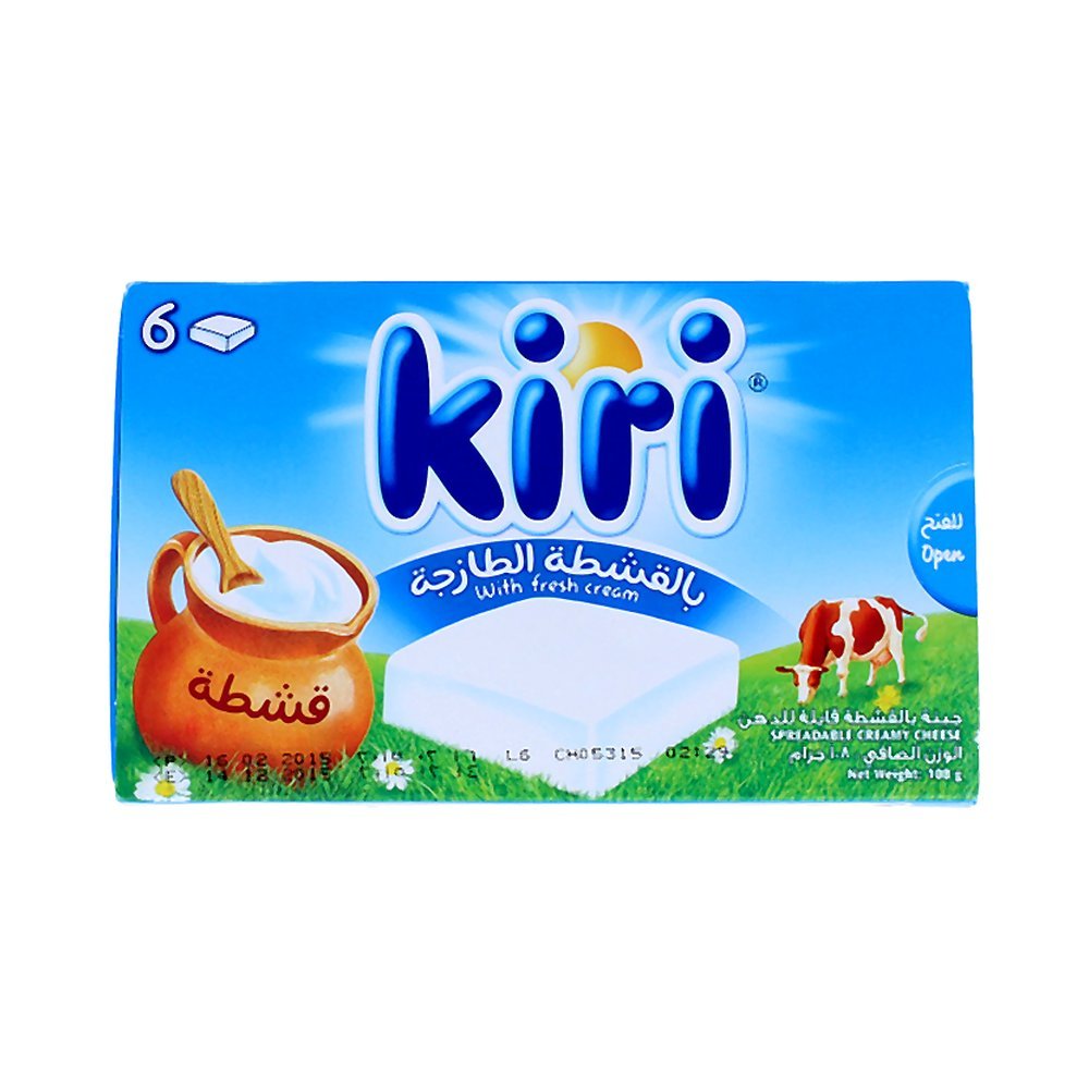 كيري جبنة كريمية قطع 6 قطع - 100 جم