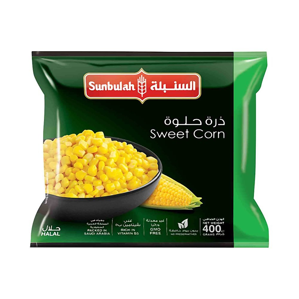 السنبلة ذرة حلوة مجمدة 400جم