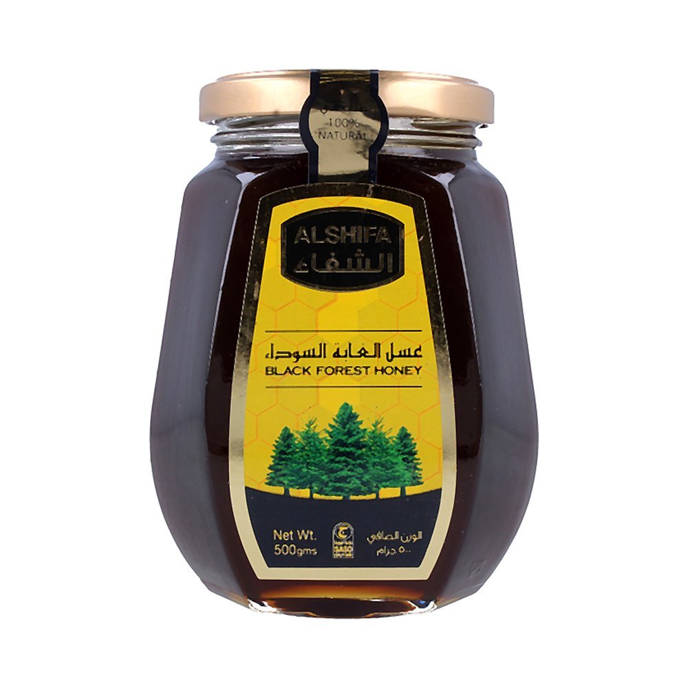 الشفاء عسل غابة سوداء 500 جم
