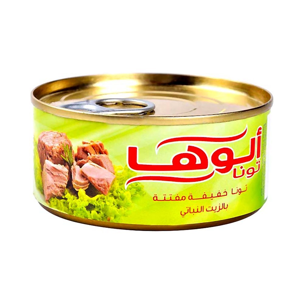 ألوها تونة خفيفة قطع 165 جم