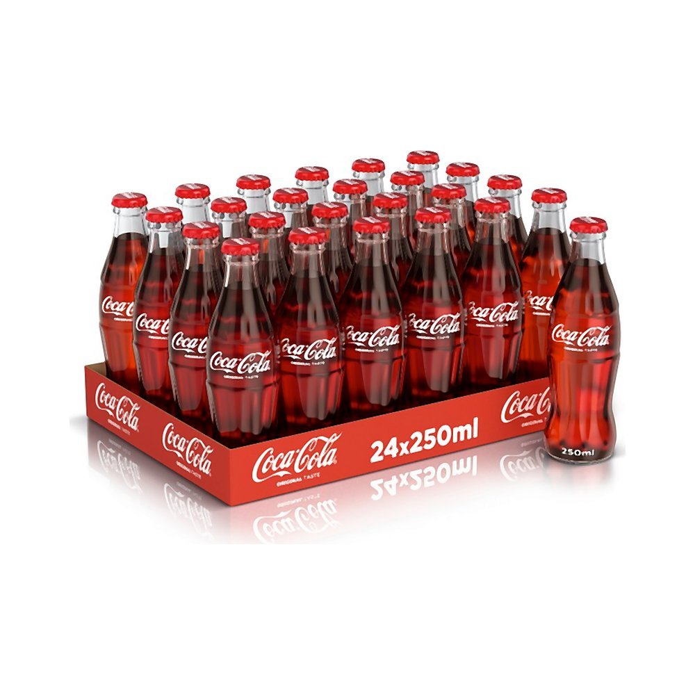 كوكاكولا 250 مل (صندوق من 24 عبوة)