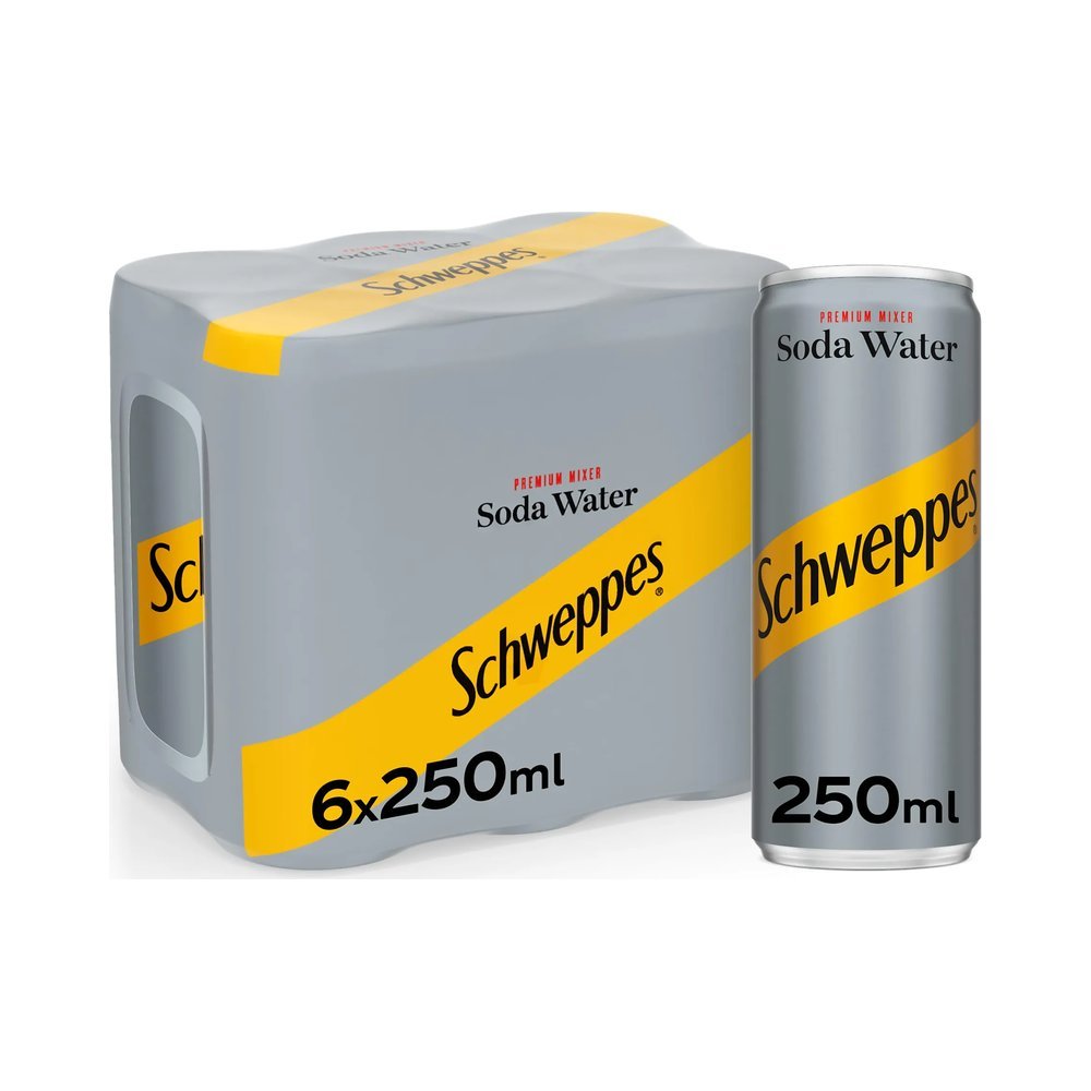 شويبس مياه صودا 6×250 مل