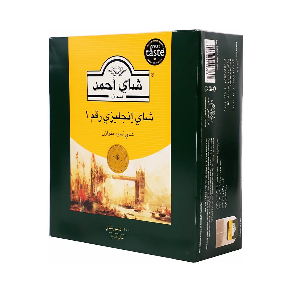 شاي أحمد إنجليزي رقم 1 100 كيس شاي