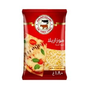 البقرات الثلاث جبنة موزاريلا مبشورة 180 جم