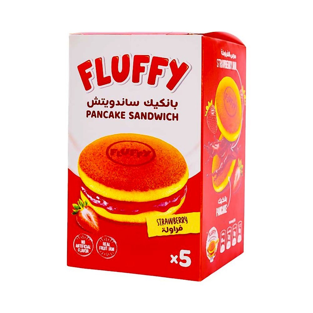 فلفي بان كيك ساندويش فراولة 5×37 جم