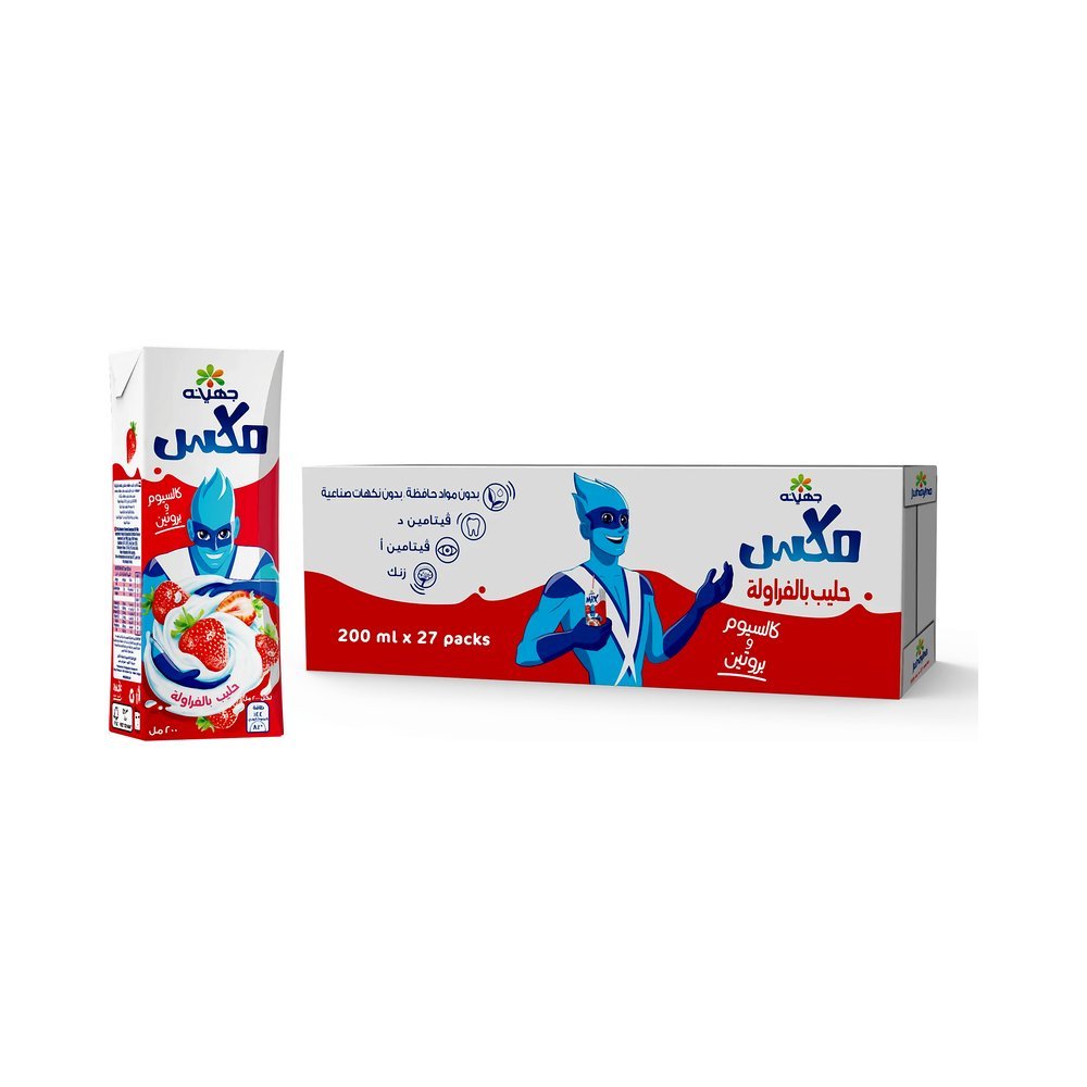 جهينة حليب بالفراولة 27×200 مل