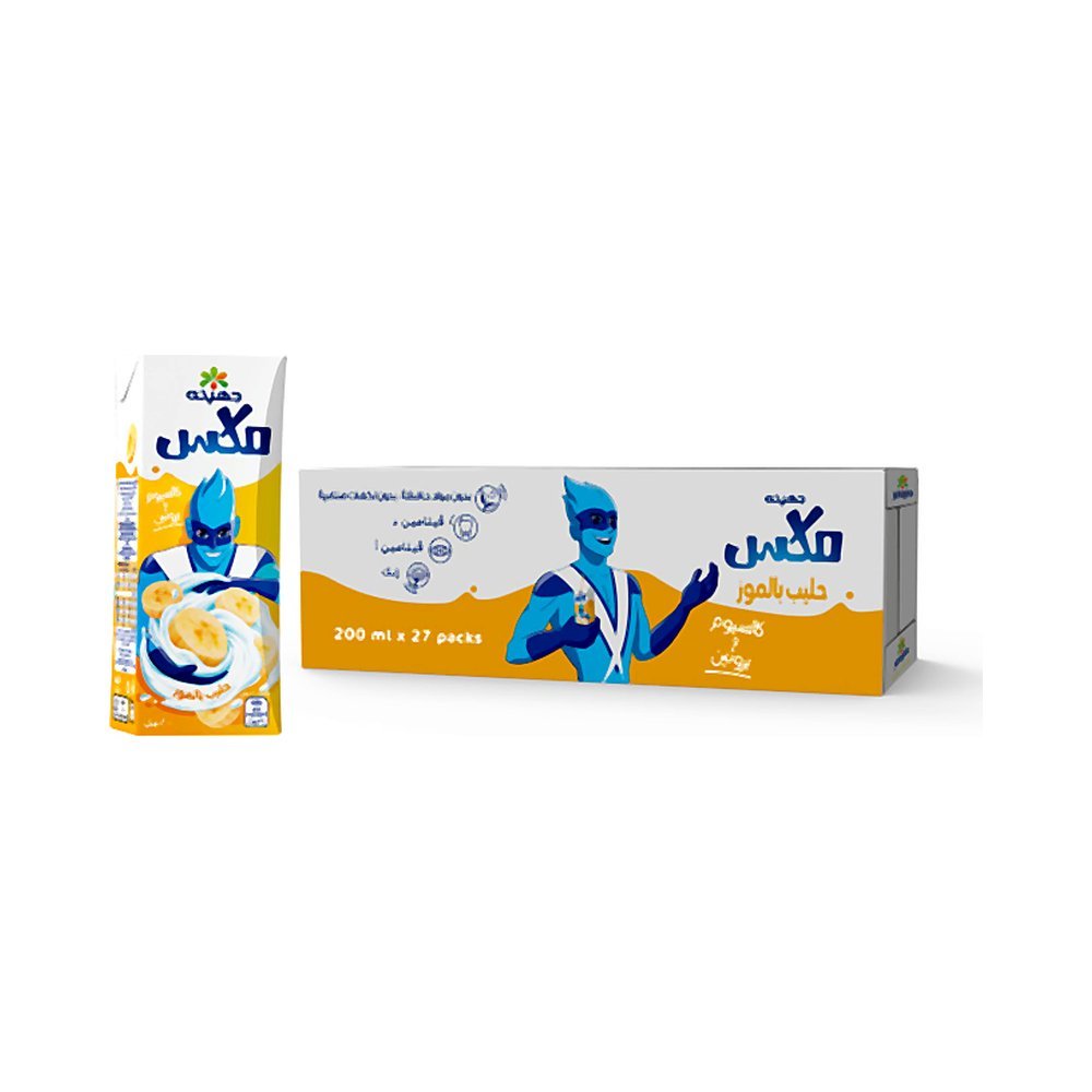 جهينة حليب بالموز 27×200 مل
