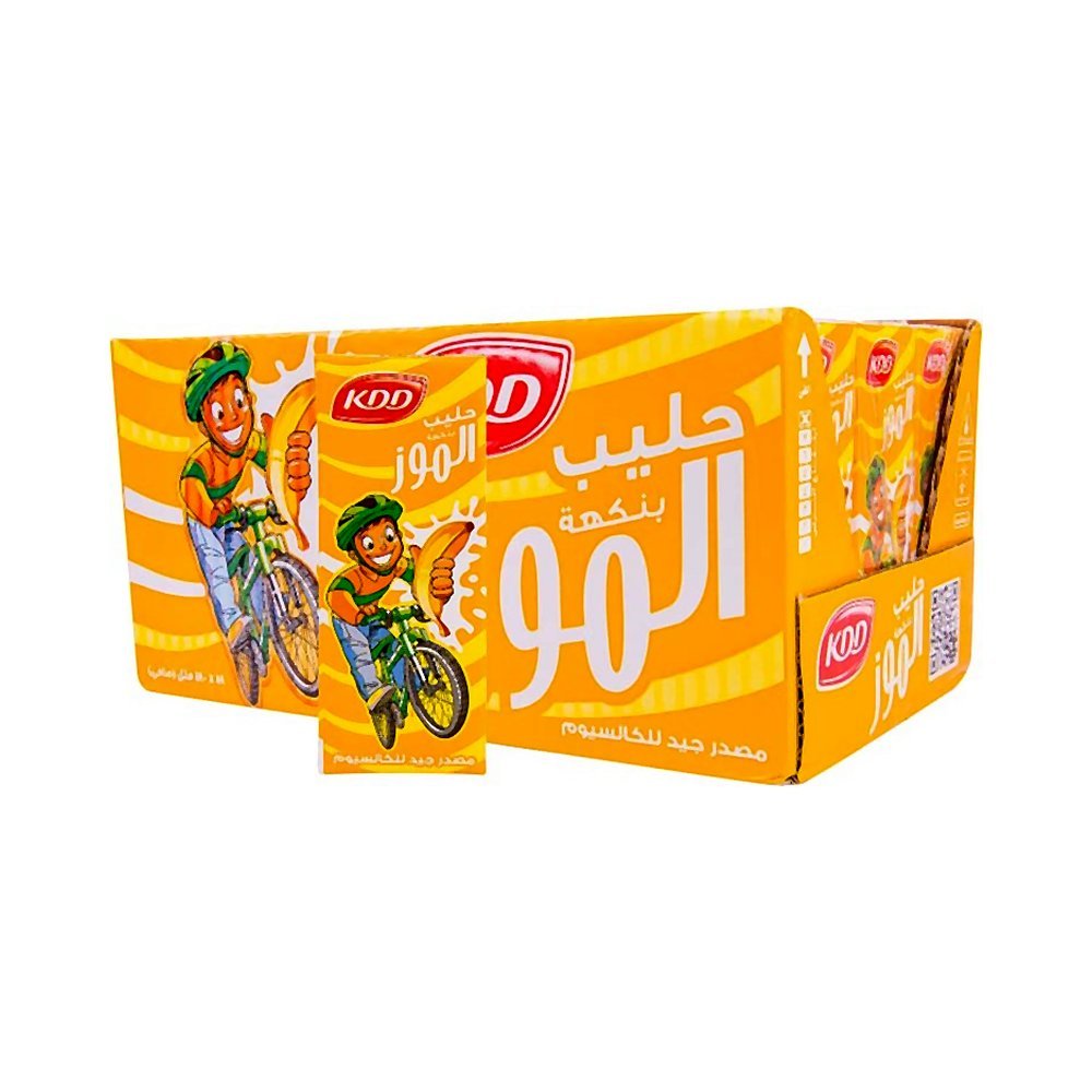 كي دي دي حليب موز 18×180 مل