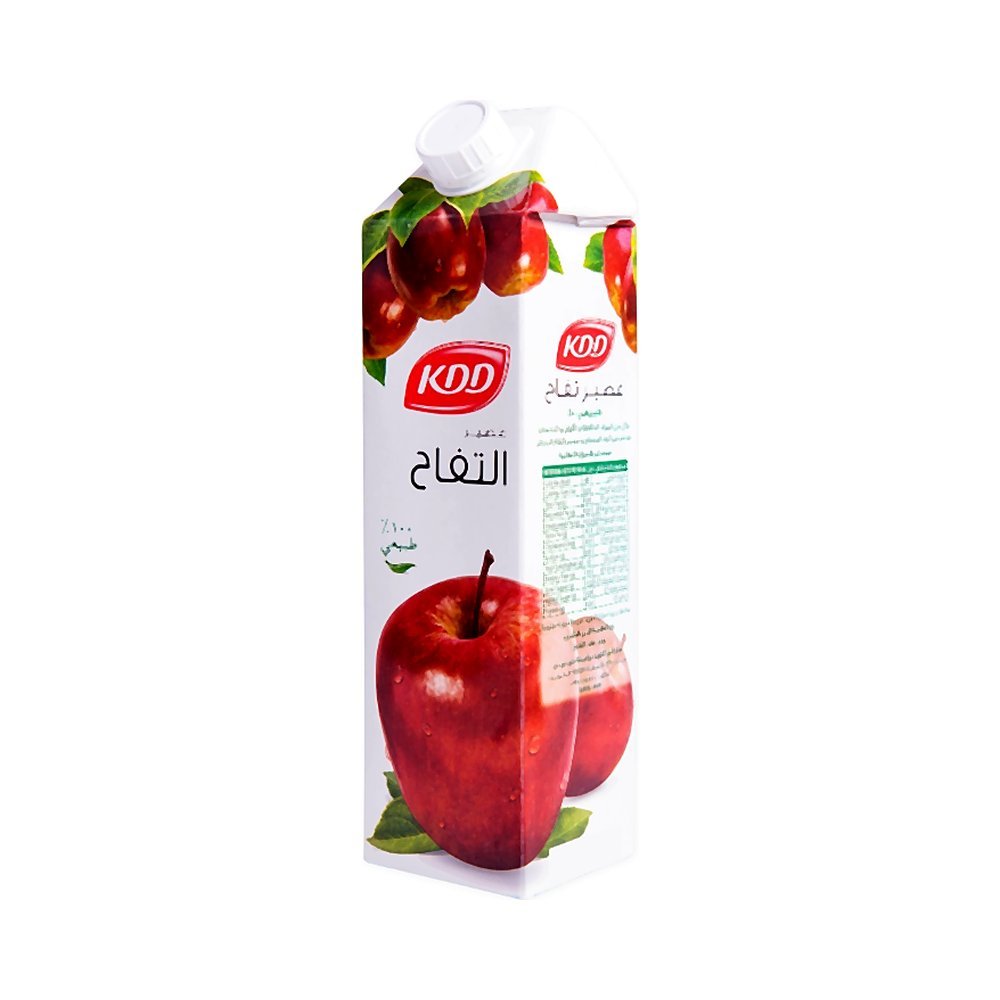 كي دي دي عصير تفاح 1 لتر