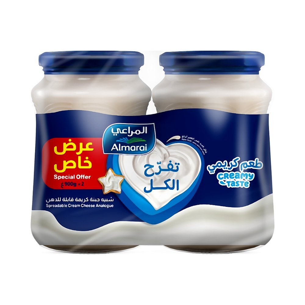 المراعي شبيهة جبنة قليلة الدسم 2×900 جرام