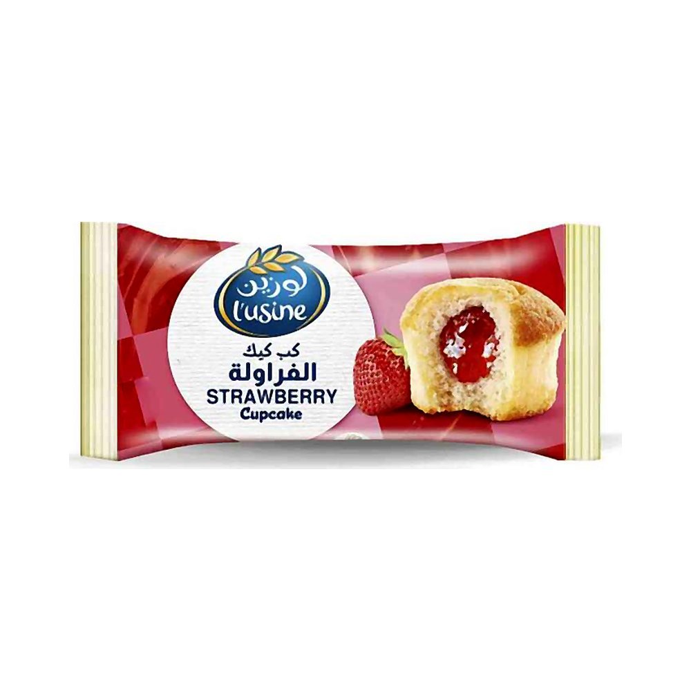 لوزين كب كيك فراولة 30جم