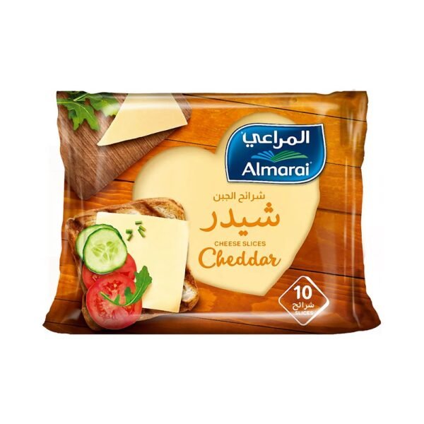 المراعي جبنة شرائح شيدر كامل الدسم 200 جم