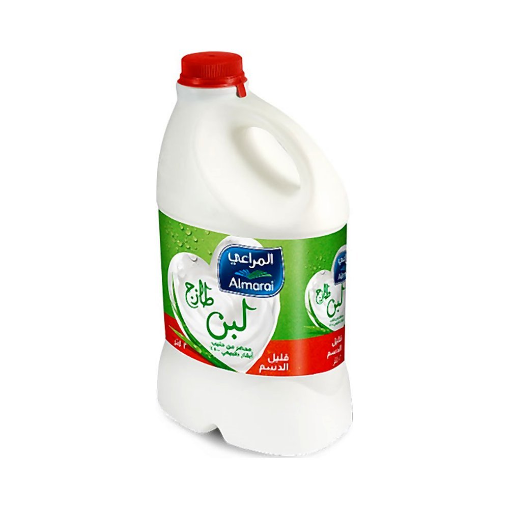 المراعي لبن قليل الدسم 2 لتر
