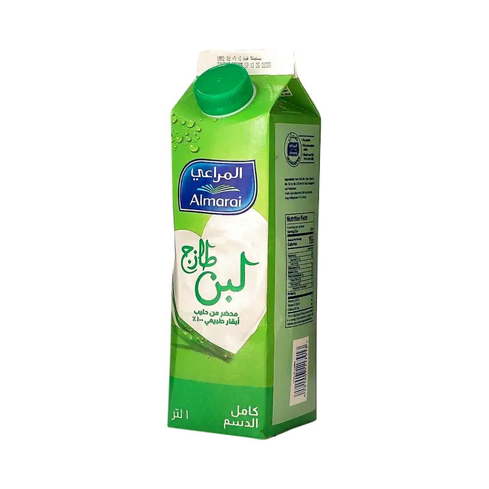 المراعي لبن كامل الدسم 1 لتر