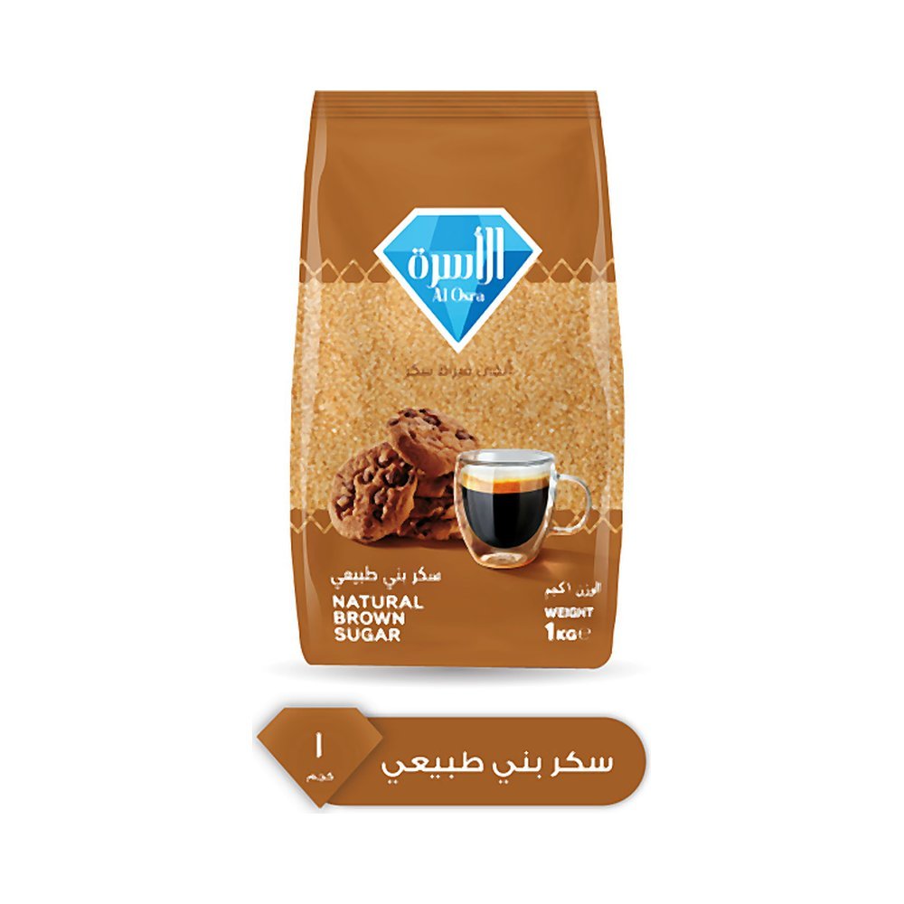 الأسرة سكر بني ناعم 1 كجم