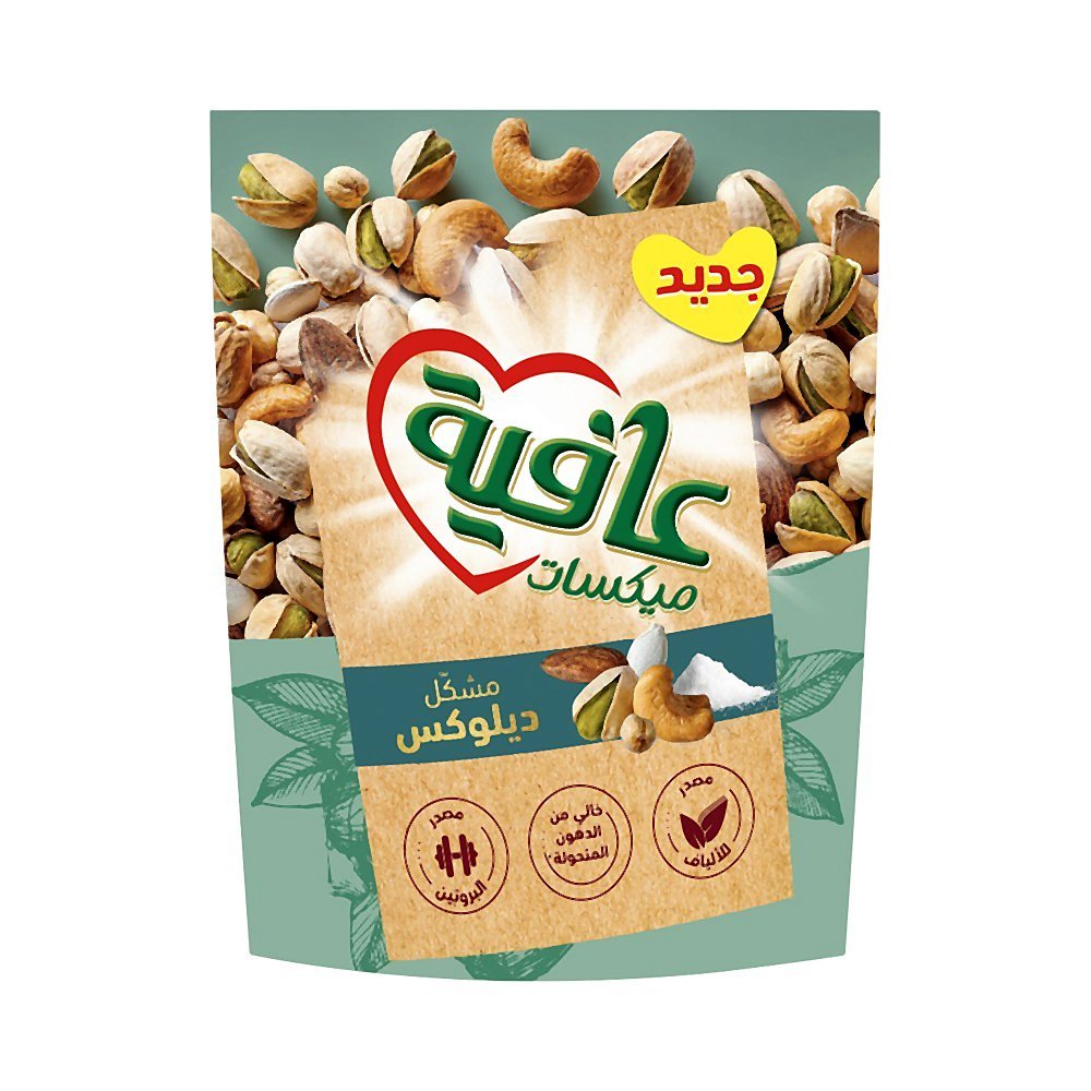 عافية سناك مكسرات ديلوكس 120 جرام