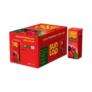 سن توب عصير توت مشكل عبوة متعددة 18×180مل