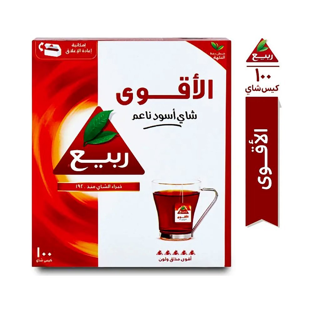 شاي ربيع المذاق الاقوى 100 كيس