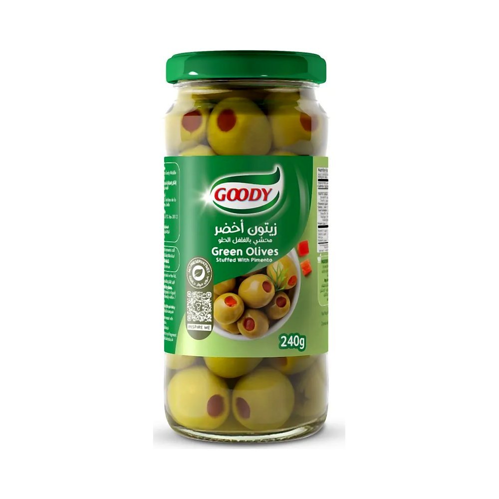 قودي زيتون أخضر محشي 240 جرام
