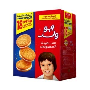 تيشوب أبو ولد فانيليا 18×45 جم