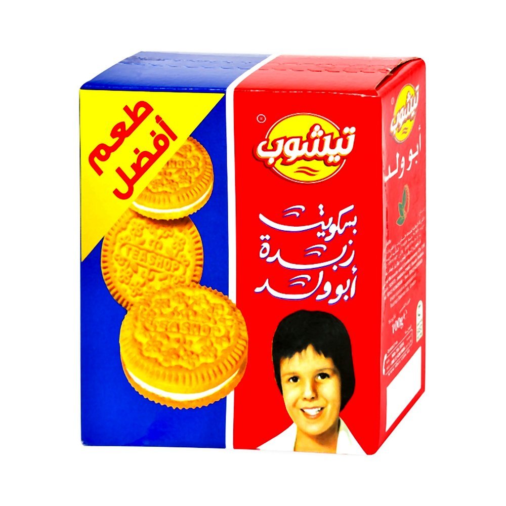 تيشوب بسكويت ساندوتش ابو الولد 90 جم