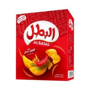 البطل شيبس حار 12×23جم