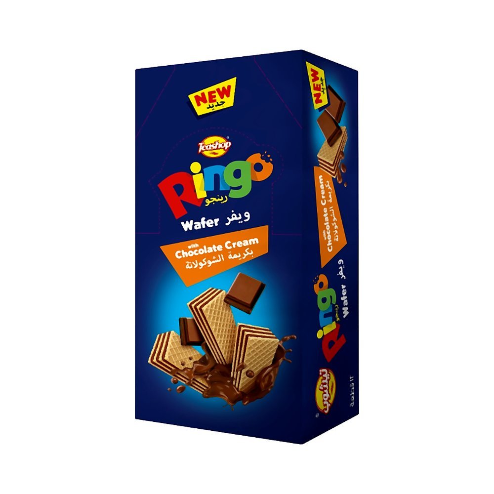 تيشوب رينغو ويفر بالشوكولا 12×40 جم