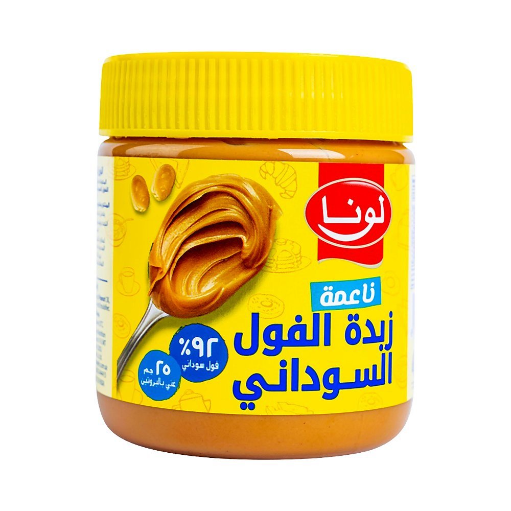 لونا زبدة فول سوداني كريمية 340 جم