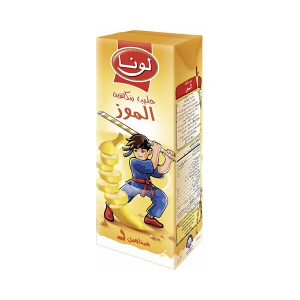 لونا حليب بالموز 200 مل
