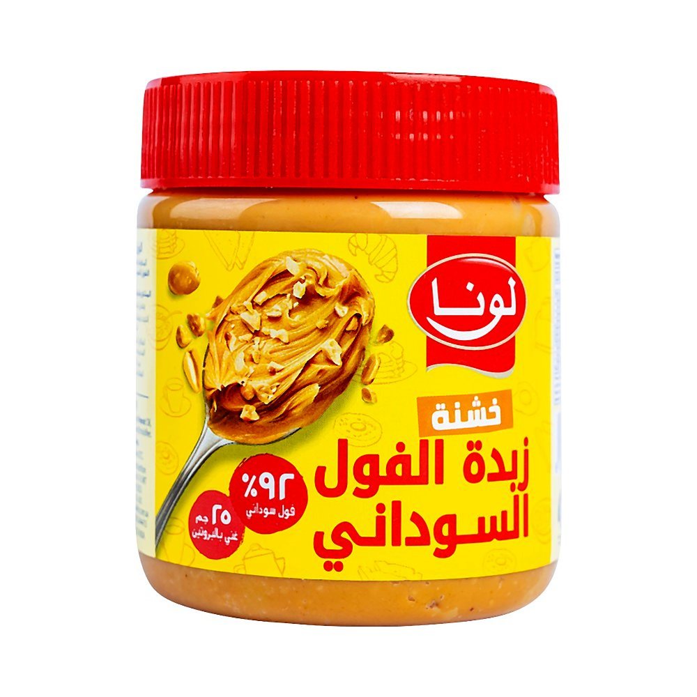 لونا زبدة فول سوداني مقرمشة 340 جم