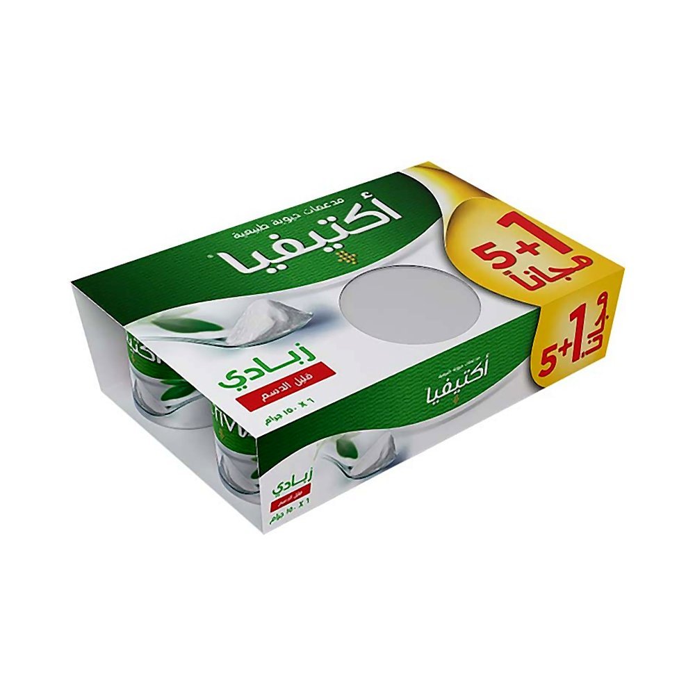 أكتيفيا زبادي لايت 5+1 مجاناً 6×150 جم