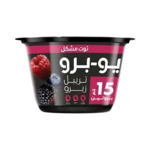 يوبرو زبادي بروتين مشكل توت 150 جم