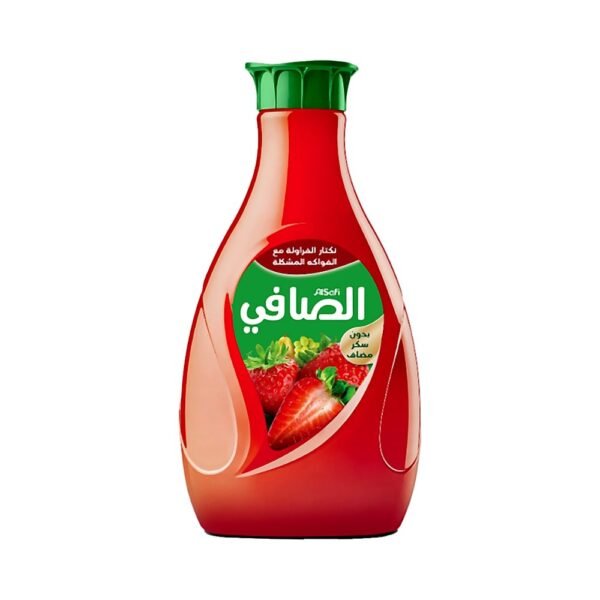 الصافي عصير شراب الفراولة عبوة 1.5 لتر