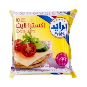برايد شرائح جبنة خالية من الدسم 10 شرائح 200 جم