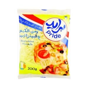 برايد جبنة موزاريلا مبشورة شبيه 200 جرام