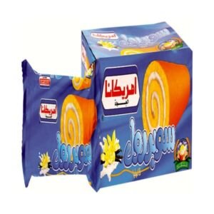 أمريكانا سوبر رول كيك بالفانيليا 6 × 60جم