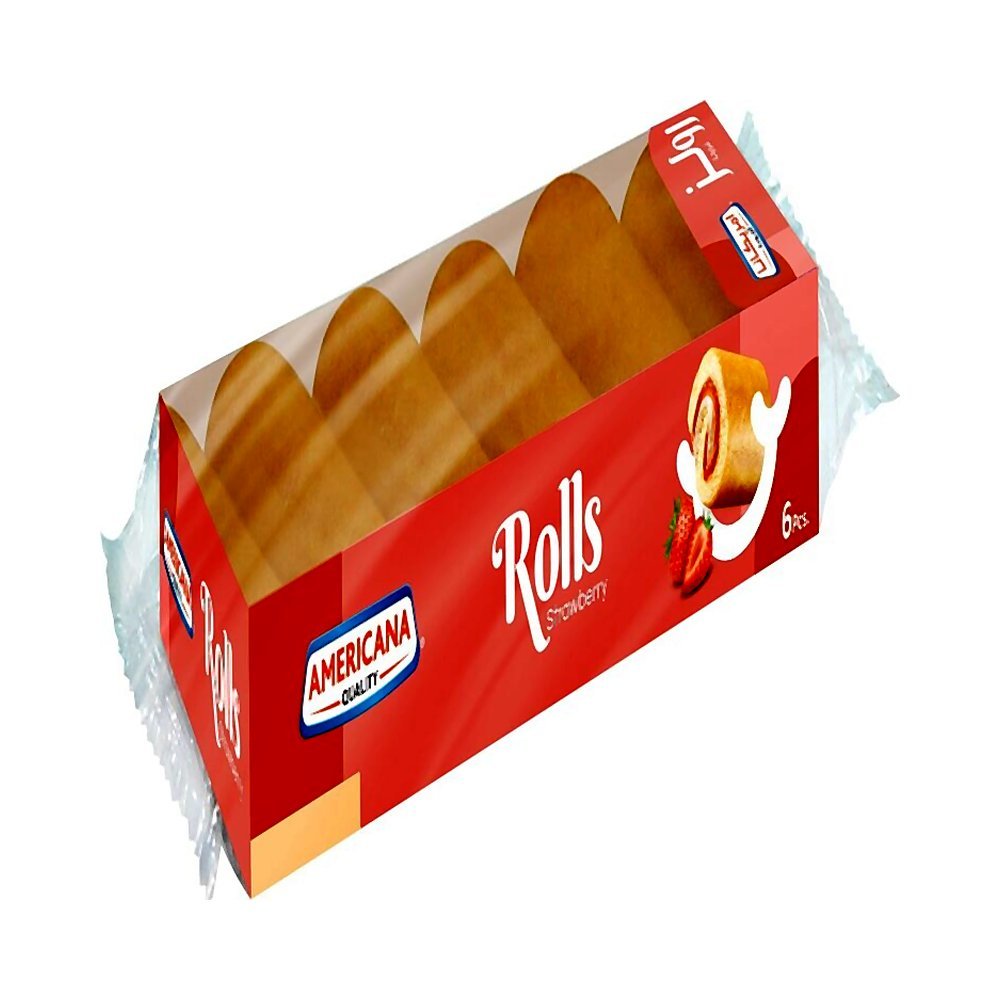 أمريكانا ميني رول بالفراولة 120 جم