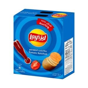ليز بطاطس شيبس كاتشب 12×21 جرام