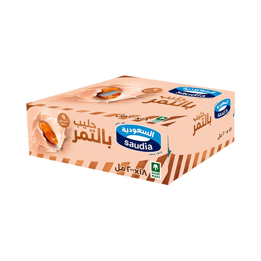 السعودية حليب تمر عبوة متعددة 18×200 مل