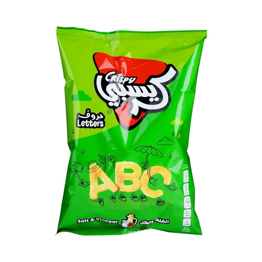 كريسبي ليترز ملح وخل 80 جم