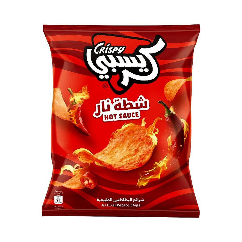 كريسبي رقائق شطة نار 110 جم