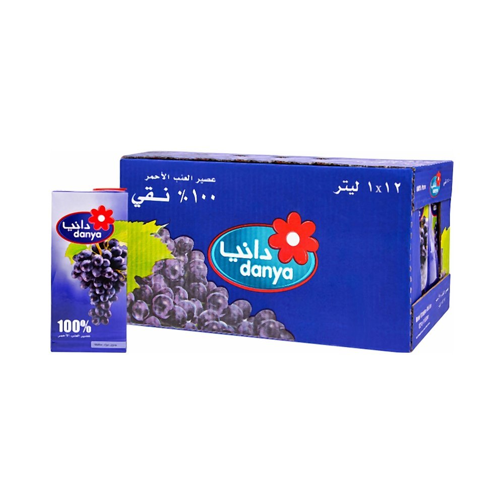 دانيا عنب أحمر 12*1لتر