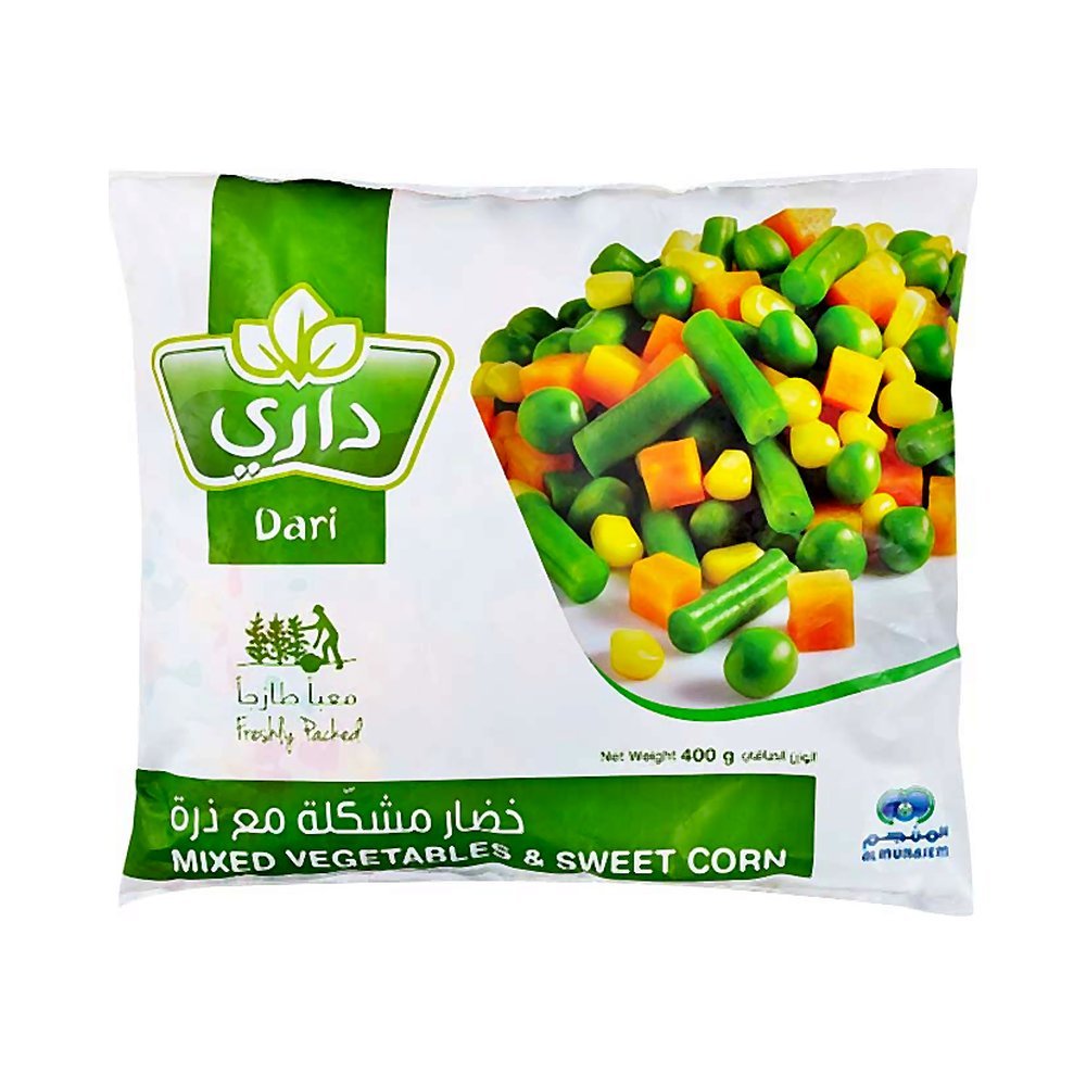 داري خضار مشكلة مع ذرة مجمدة 400 جرام